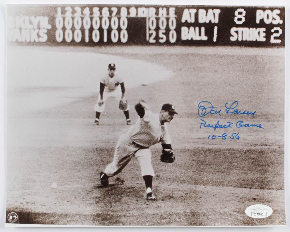 Don Larsen Signed Yankees 1956 World Series 8x10 Photo (1 of 1)