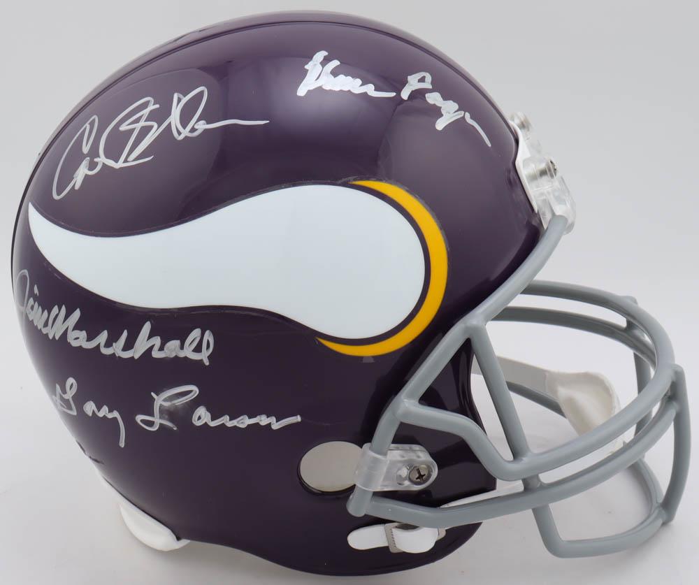 Vikings "Purple People Eaters" Full-Size Helmet Signed (1 of 1)