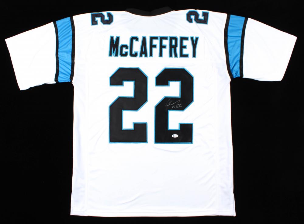 Christian McCaffrey Signed Jersey (Beckett COA) (1 of 1)