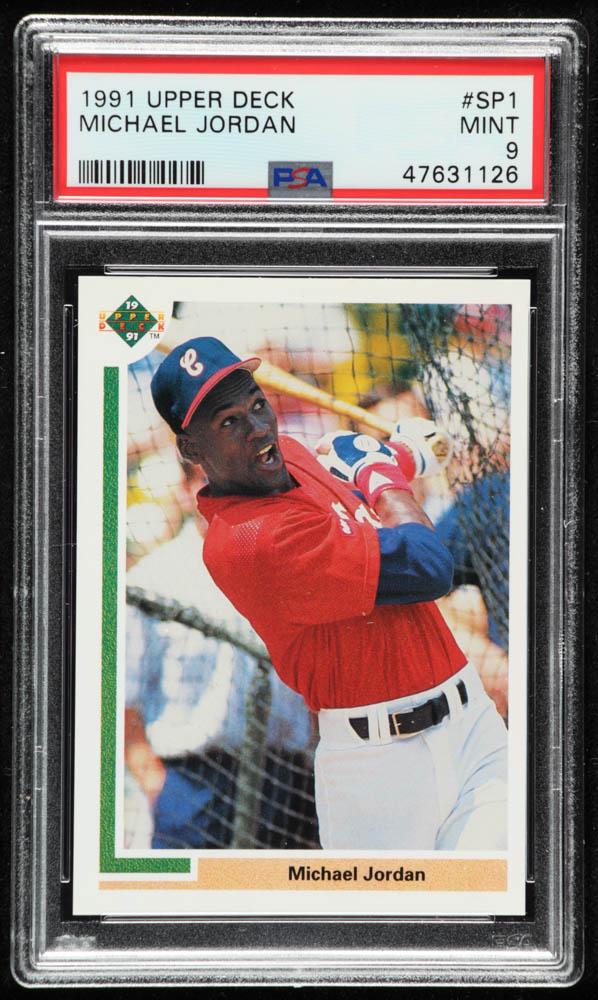 MICHAEL JORDAN Graded Baseball card (1 of 1)