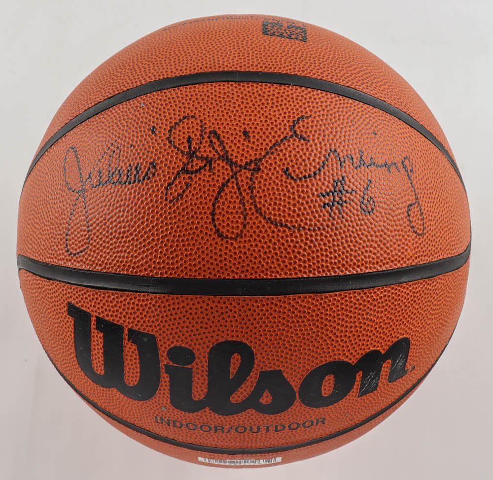 Julius Erving Signed Basketball (JSA Hologram) (1 of 1)