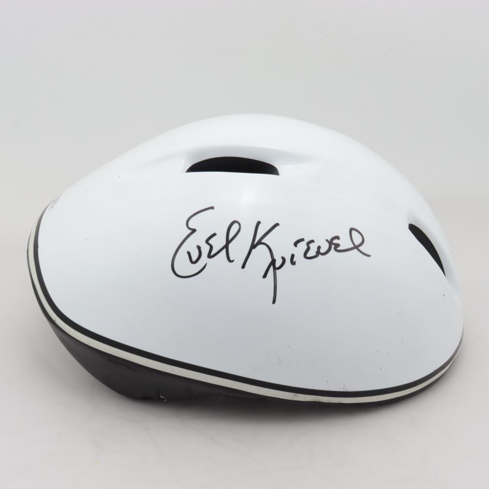 Evel Knievel Signed Motorcycle Helmet (Beckett COA) (1 of 2)