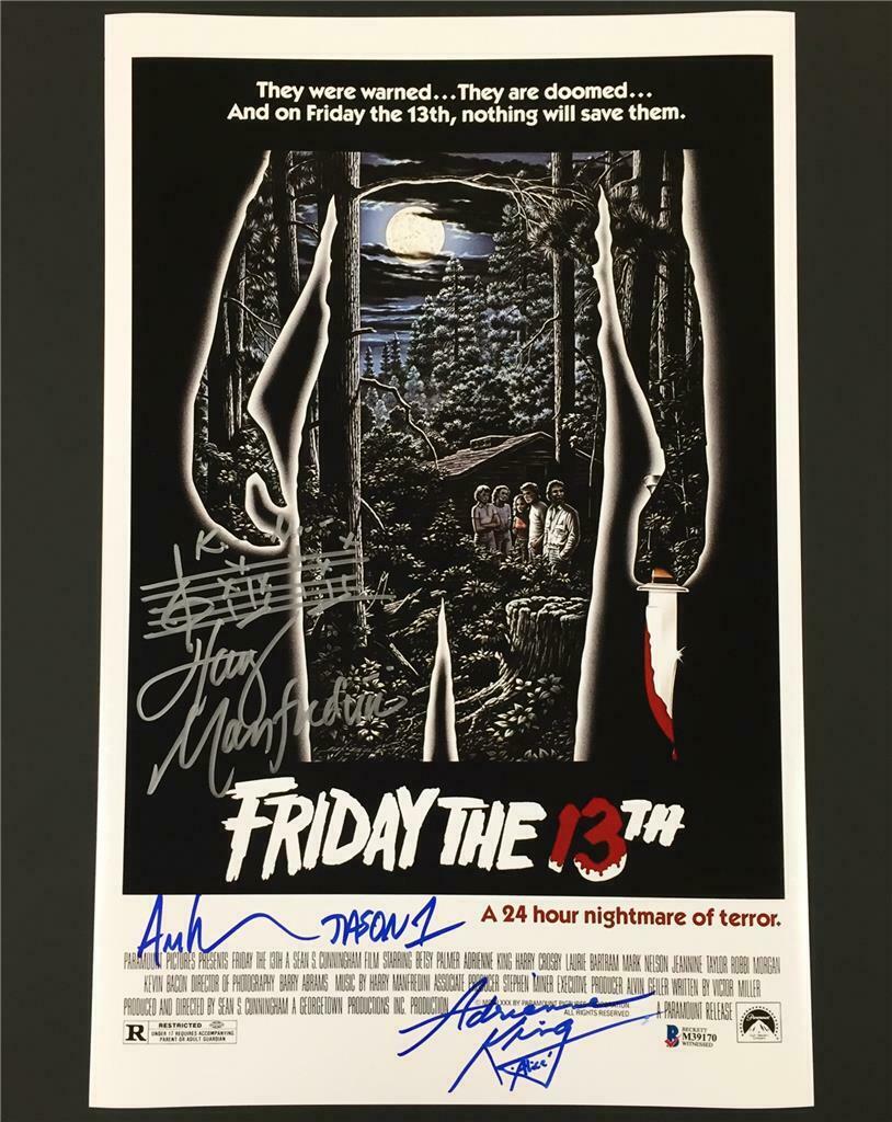 1980 Friday the 13th JASON cast signed 11x17 movie (1 of 1)