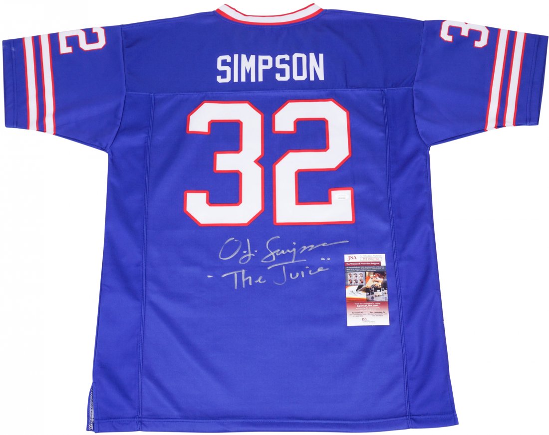 OJ Simpson "The Juice" Autographed Buffalo Bills Custom (1 of 1)