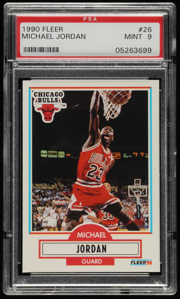 Michael Jordan 1990-91 Fleer #26 (PSA 9) (1 of 1)