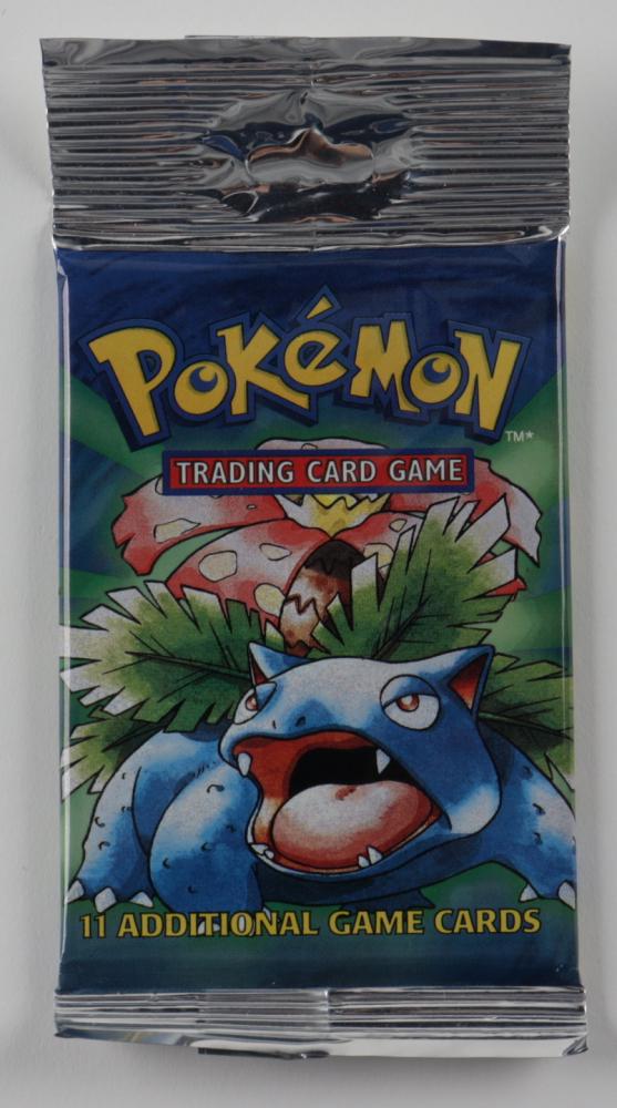 1999 Pokemon Base Set Venusaur Art Booster Pack with (1 of 1)