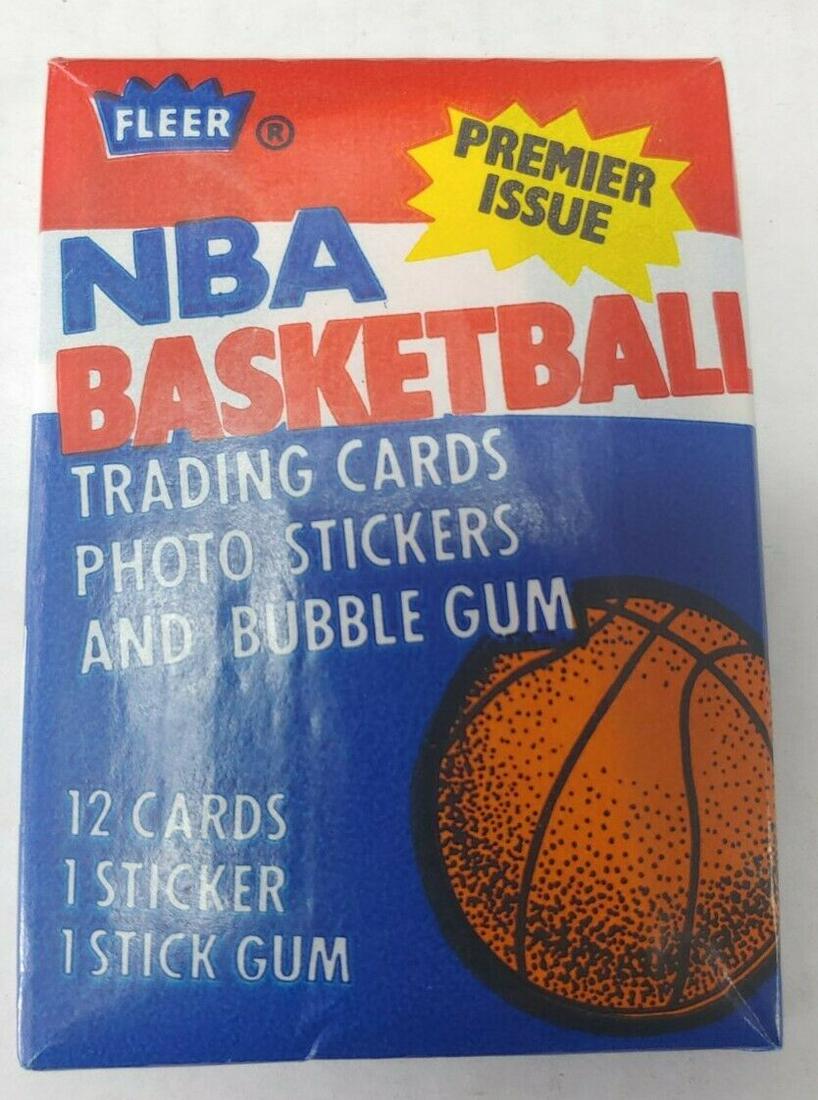 1986 FLEER BASKETBALL UNOPENED WAX PACK (1 of 2)
