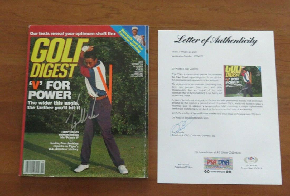 Tiger Woods Signed 1994 Golf Digest Magazine Signed PRE (1 of 1)