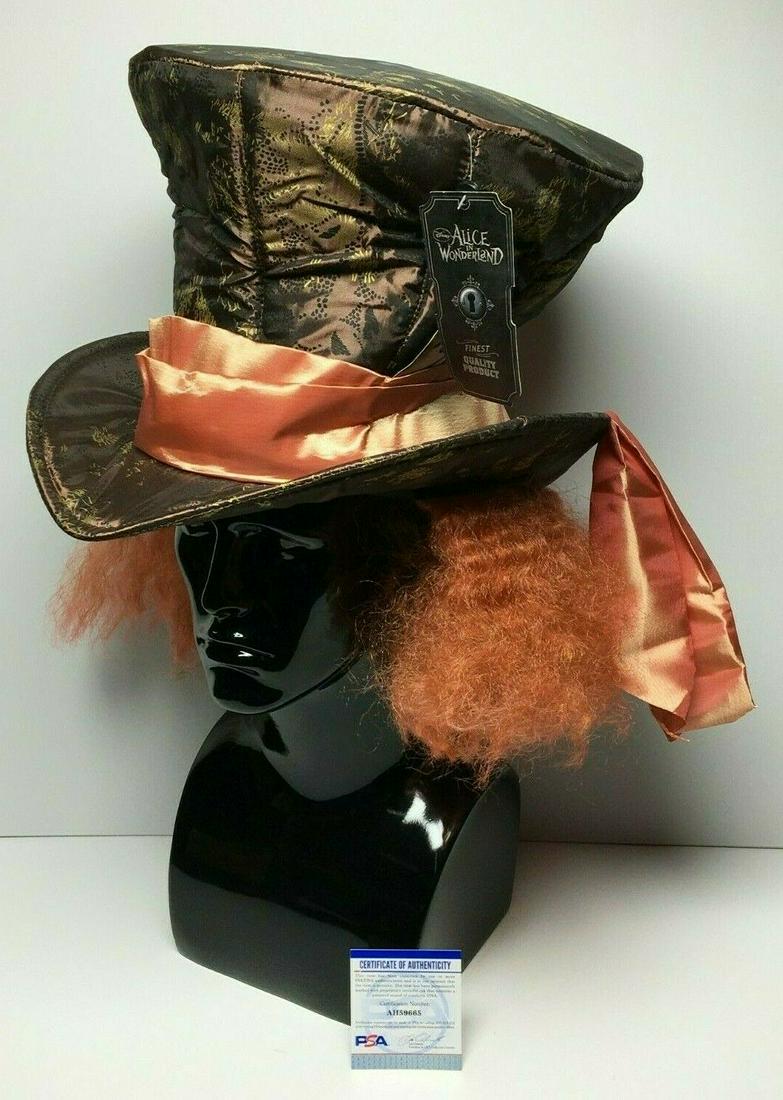 Johnny Depp Signed Alice In Wonderland Mad Hatter (1 of 2)