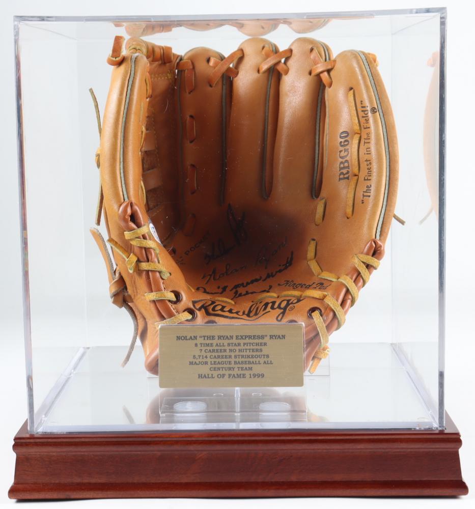 NOLAN RYAN DON'T MESS WITH TEXAS RANGERS HOF SIGNED (1 of 2)