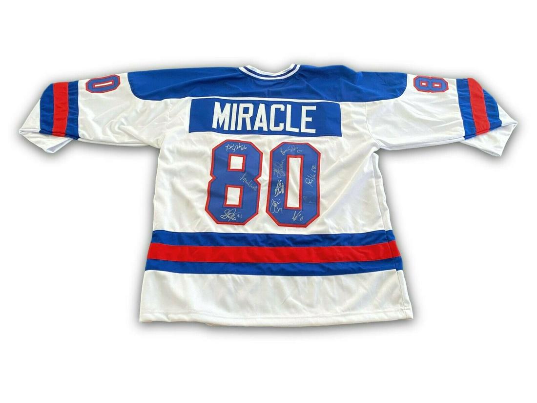 Miracle On Ice Signed 1980 USA Hockey Jersey JSA COA (1 of 1)
