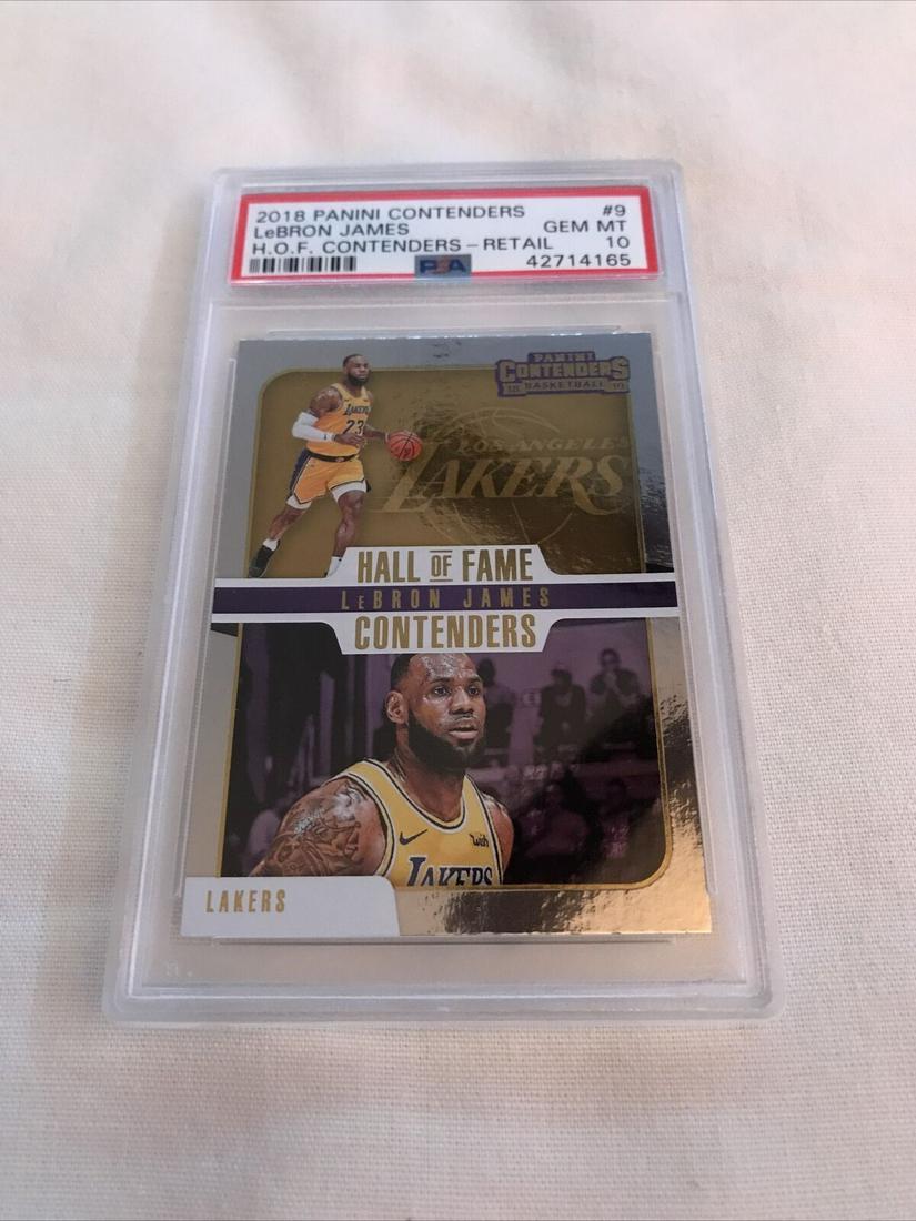 LeBron James 2018-19 PANINI CONTENDERS HOF Silver Pop 1 (1 of 1)