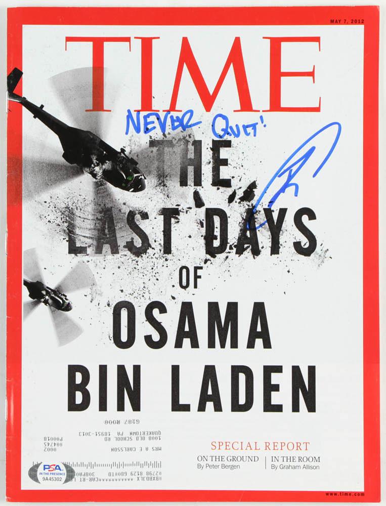 Robert O'Neill Signed 2012 "Time" Magazine Inscribed (1 of 1)