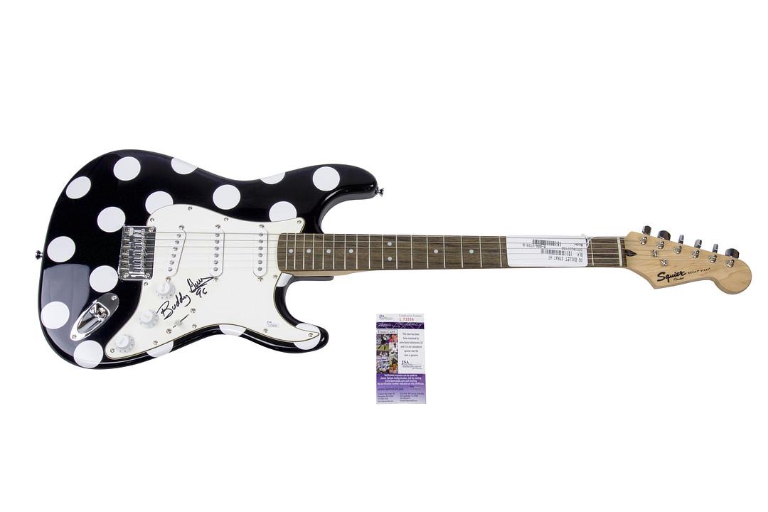 Buddy Guy Signed Polka Dot Electric Guitar JSA (1 of 1)