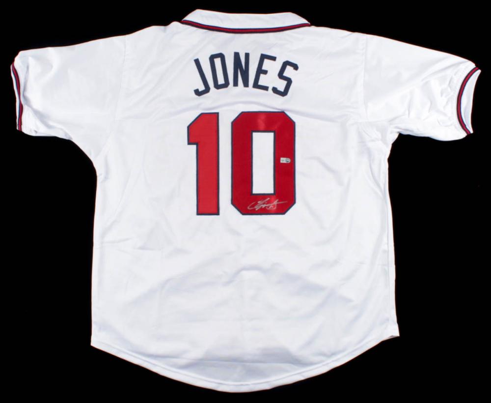 Chipper Jones Signed Jersey (MLB Hologram) (1 of 1)