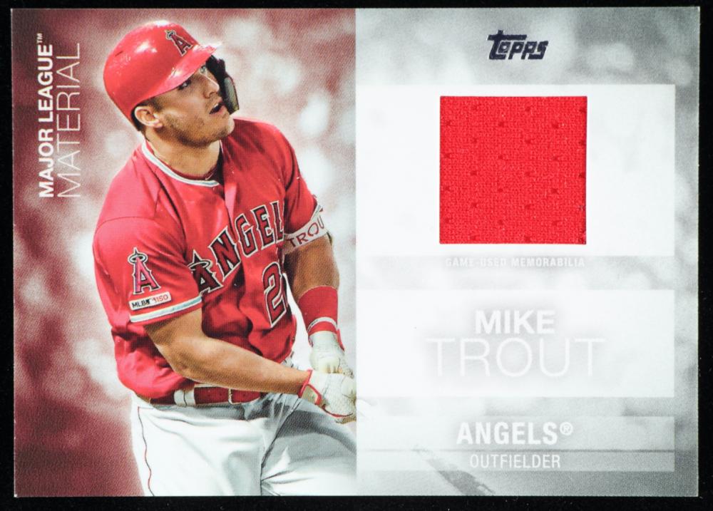Mike Trout 2020 Topps Major League Materials #MLMMT (1 of 1)
