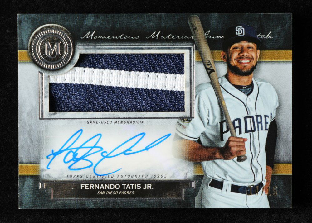 Fernando Tatis Jr. 2020 Topps Museum Collection Momento (1 of 1)