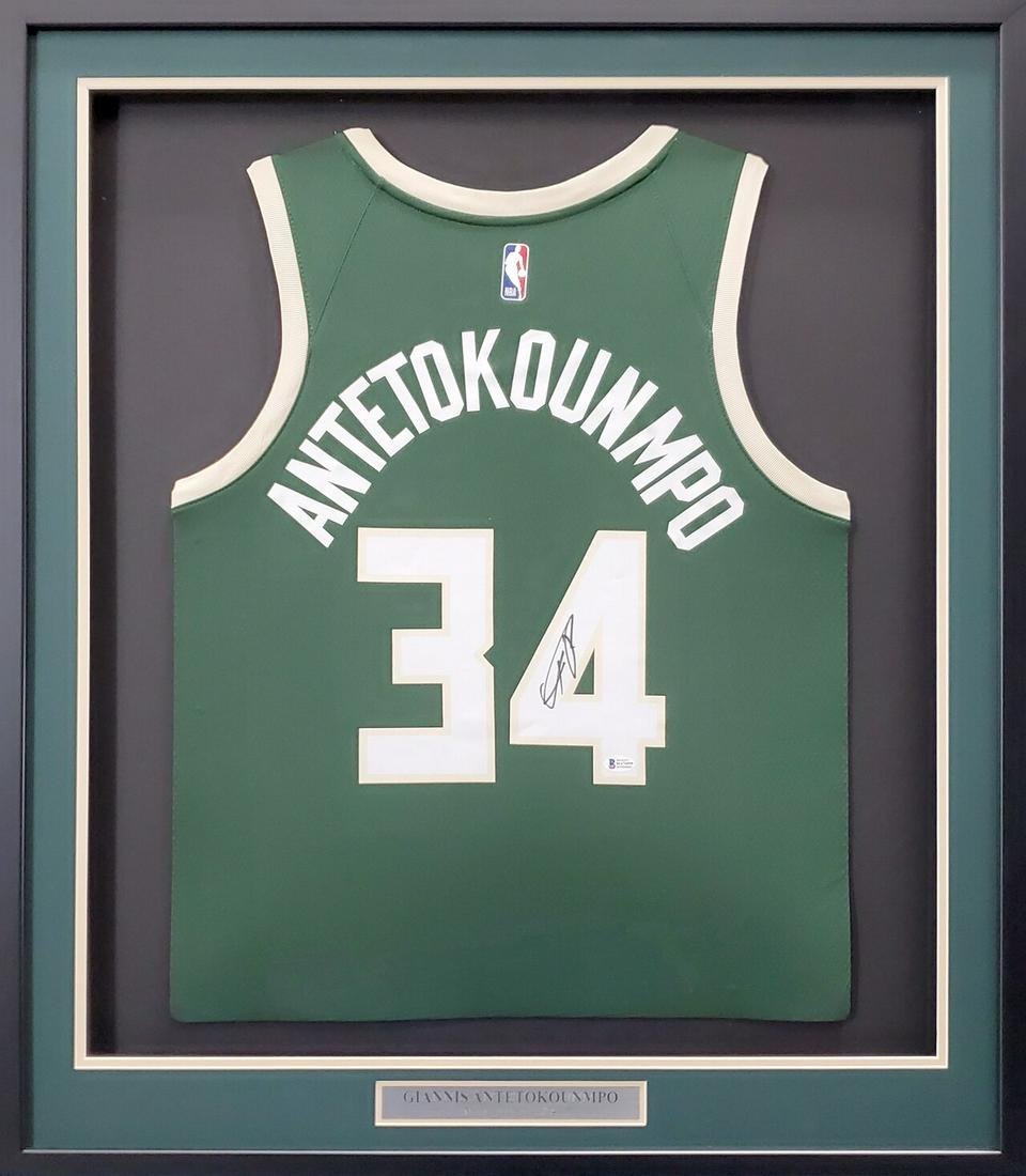 Milwaukee Bucks Giannis Antetokounmpo Autographed (1 of 1)