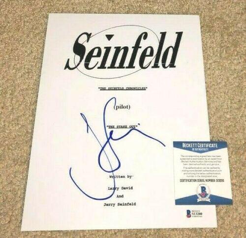 JERRY SEINFELD SIGNED SEINELD FULL PILOT THE STAKE OUT (1 of 1)