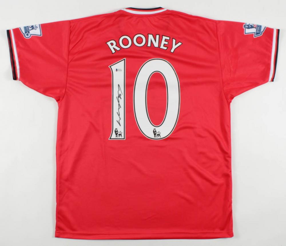 Wayne Rooney Signed Manchester United Jersey (Beckett (1 of 1)