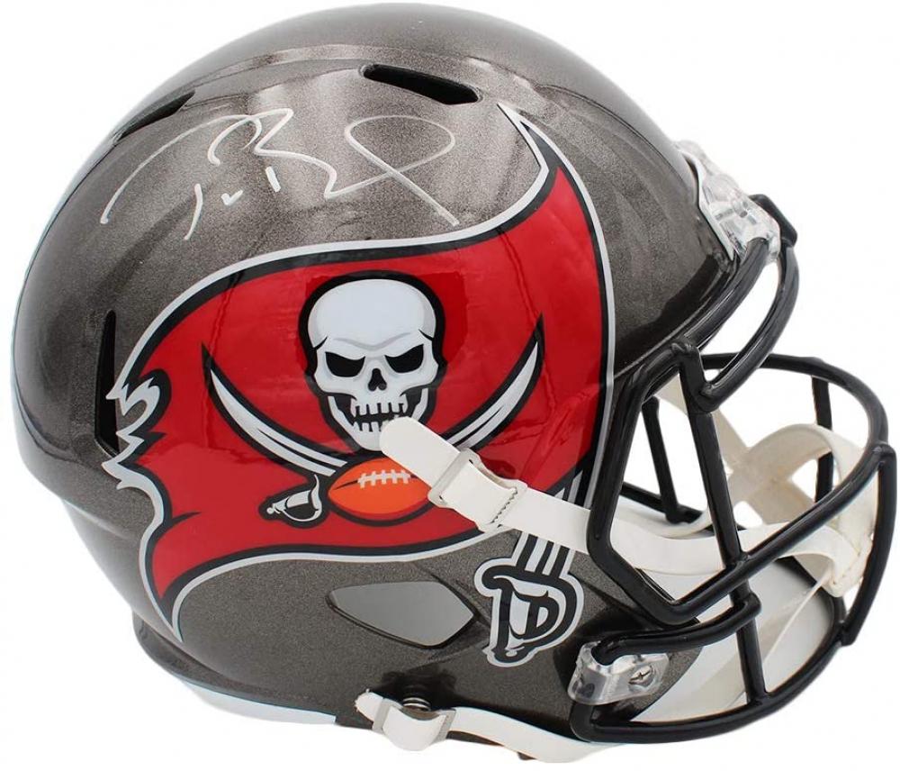 Tom Brady Signed Buccaneers Full-Size Speed Helmet (1 of 1)