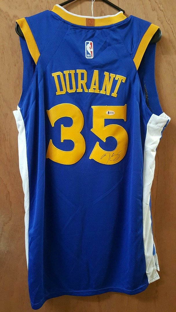 Kevin Durant Golden State Warriors #35 Autographed NBA (1 of 1)