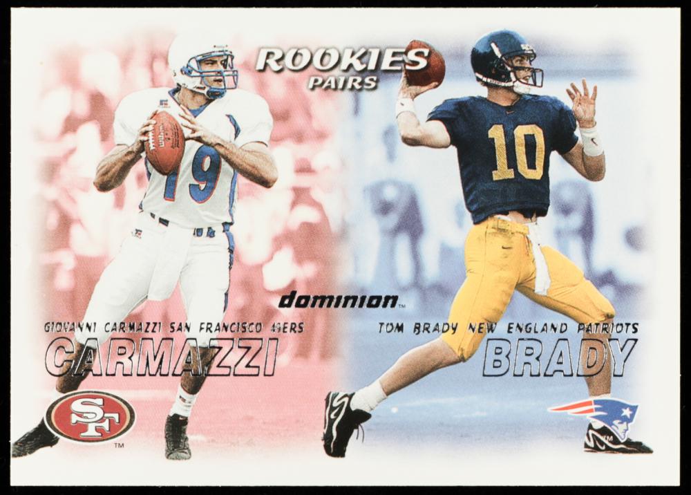 Tom Brady RC / Giovanni Carmazzi RC 2000 SkyBox (1 of 1)