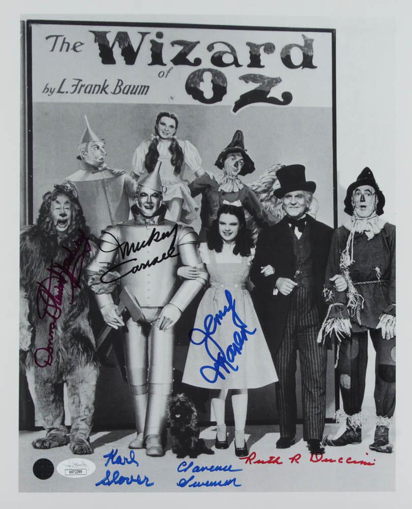 "The Wizard Of Oz" 11x14 Photo Cast-Signed by (6) with (1 of 1)
