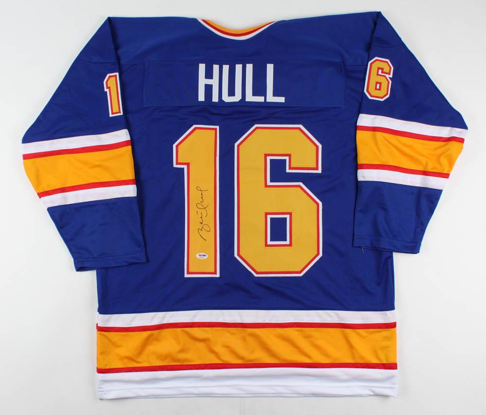 Brett Hull Signed Jersey (PSA COA) (1 of 1)
