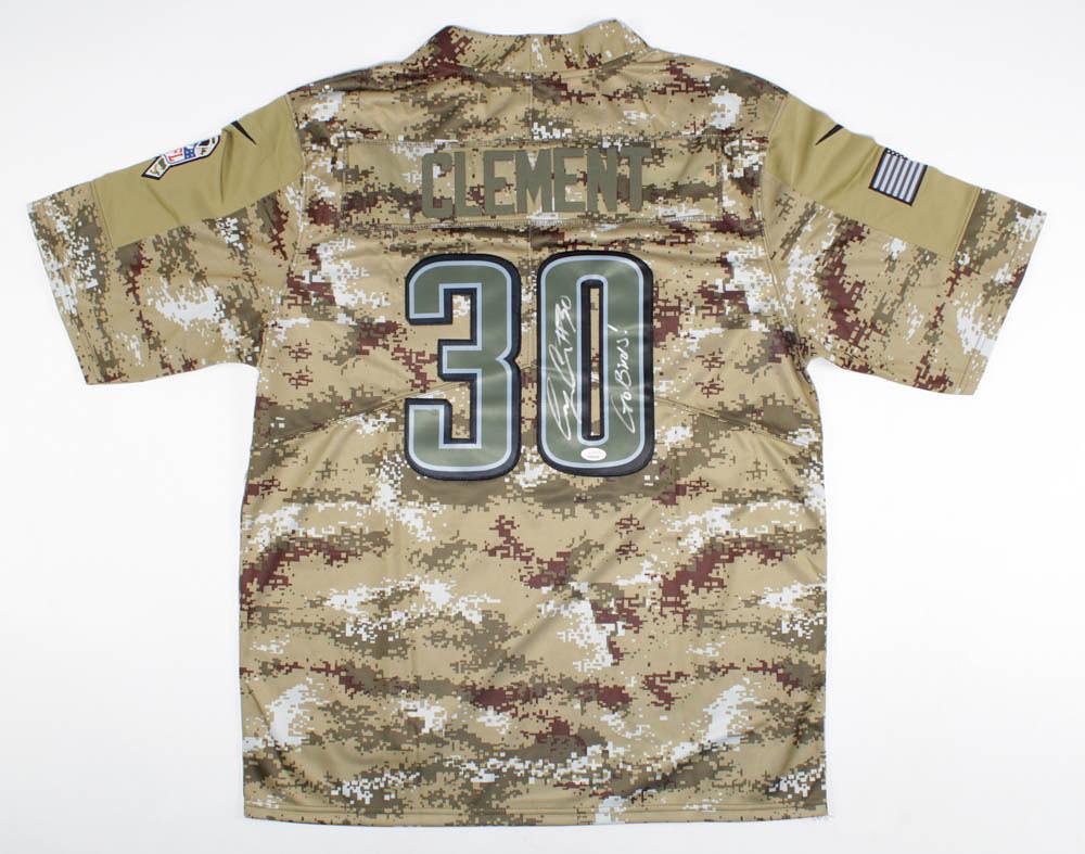 Corey Clement Signed Eagles Jersey Inscribed "Go (1 of 1)