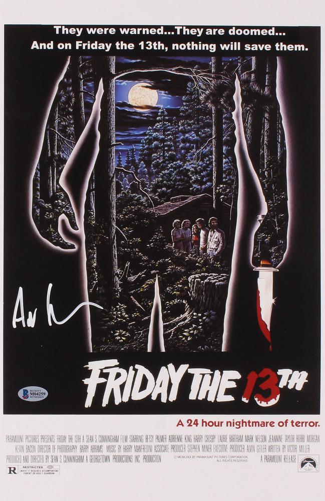 Ari Lehman Signed "Friday The 13th" 11x17 Movie Poster (1 of 1)