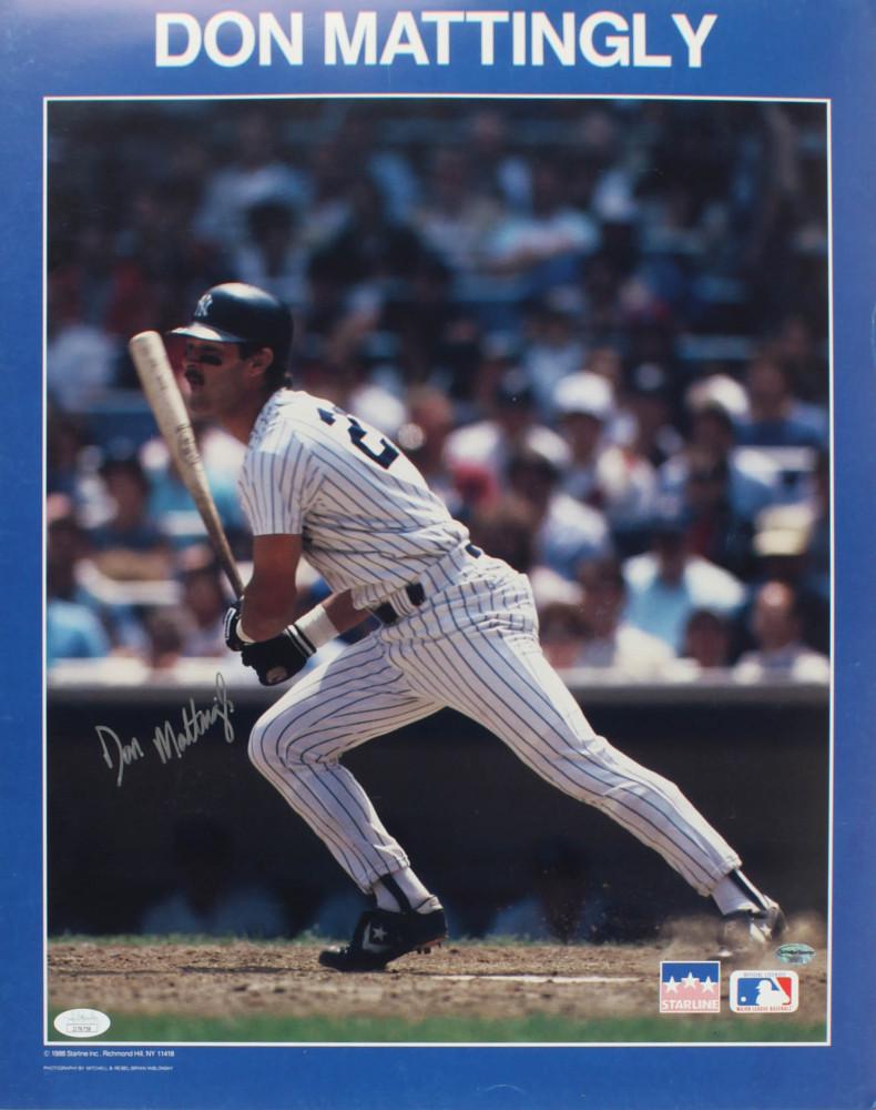 Don Mattingly Signed Yankees 16x20 Photo (JSA COA) (1 of 1)
