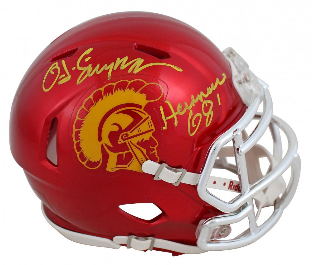 O.J. Simpson Signed USC Trojans Chrome Speed (1 of 1)