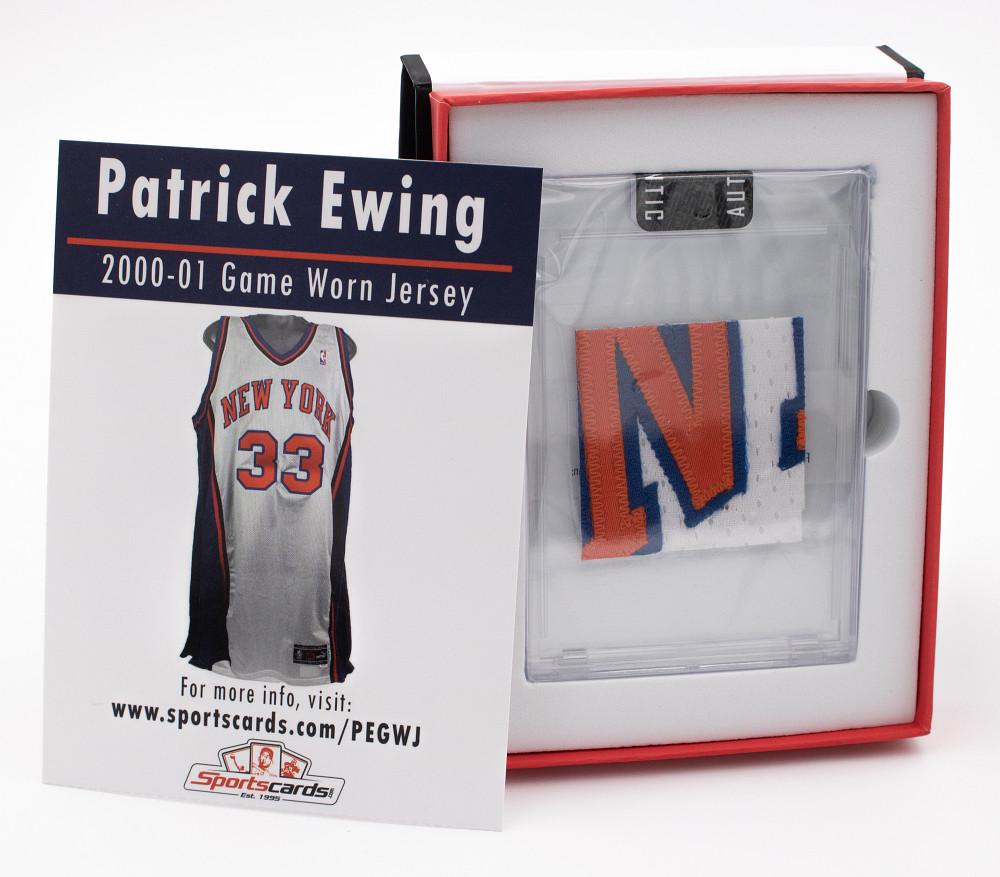PATRICK EWING 2000-01 NEW YORK KNICKS GAME-WORN JERSEY (1 of 1)