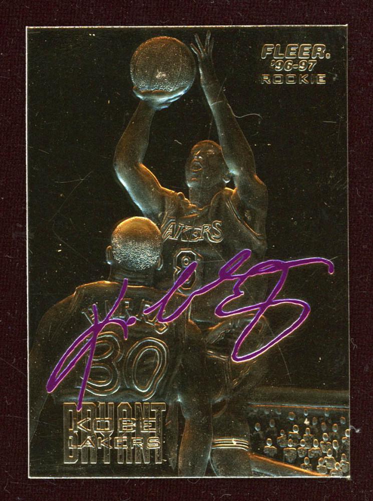 Kobe Bryant 1997 Fleer 23 KT Gold Card (1 of 1)