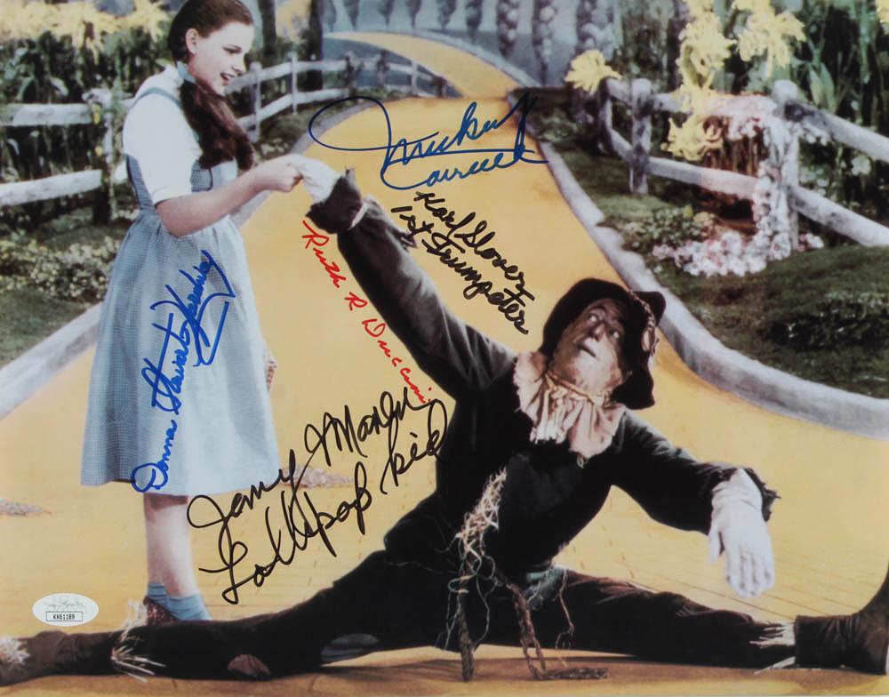 "The Wizard of Oz" 11x14 Photo Cast-Signed by (5) with (1 of 1)