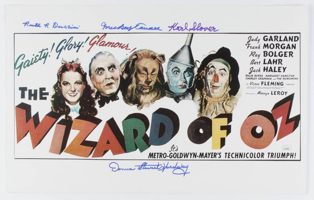 "The Wizard Of Oz" 11x17 Photo Cast-Signed by (4) with (1 of 1)
