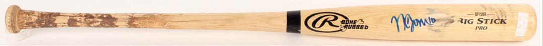 Nolan Jones Signed Game-Used Rawlings Baseball Bat (JSA (1 of 2)