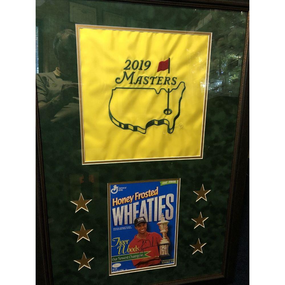 TIGER WOODS AUTOGRAPHED 2019 MASTERS VICTORY TRIBUTE (1 of 1)
