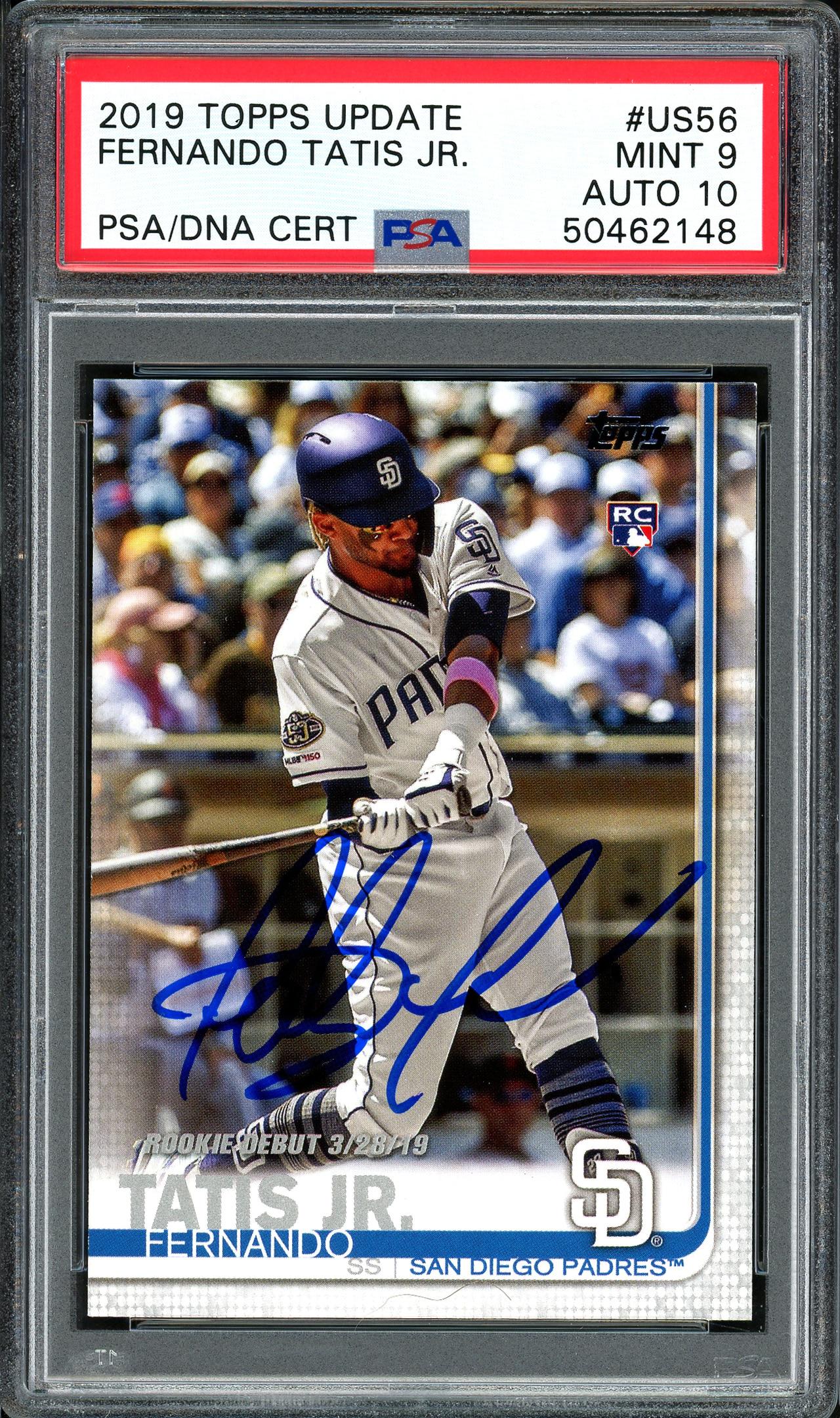 Fernando Tatis Jr. Autographed 2019 Topps Update Rookie (1 of 1)