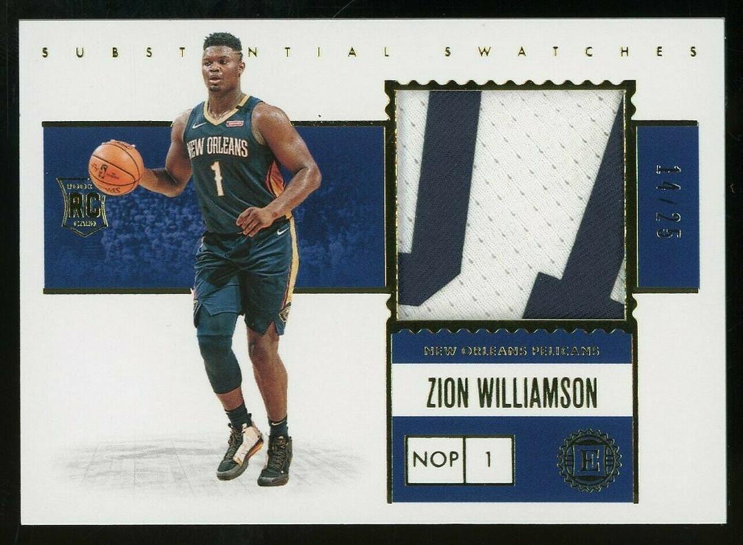 2019-20 Panini Encased Substantial Zion Williamson RC (1 of 1)
