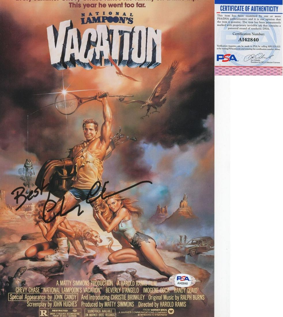 Chevy Chase Signed 8x12 Photo National Lampoons (1 of 1)