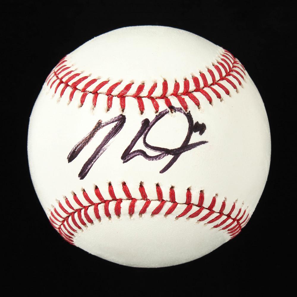 Mike Trout Signed OML Baseball (Beckett COA) (1 of 1)