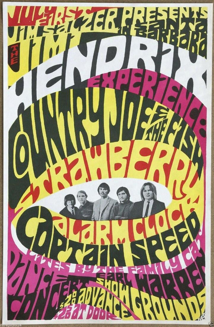 Jimi Hendrix Experience Authentic Original Vintage 1967 (1 of 1)