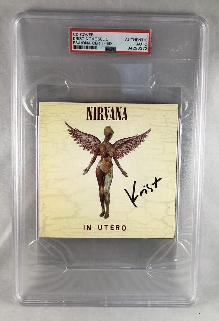Krist Novoselic Signed CD Cover PSA/DNA Nirvana 1 COA (1 of 1)