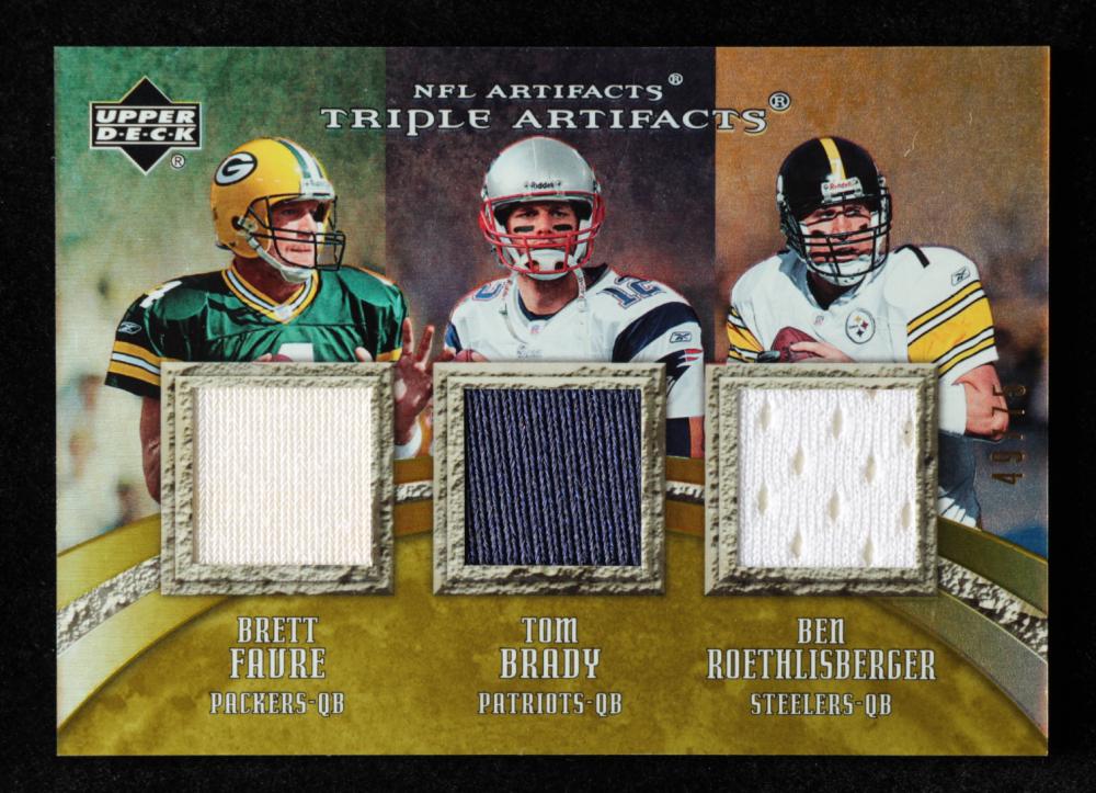 Brett Favre / Tom Brady / Ben Roethlisberger 2007 Upper (1 of 1)