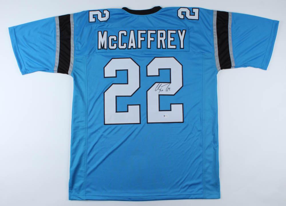 Christian McCaffrey Signed Jersey (Beckett COA) (1 of 1)