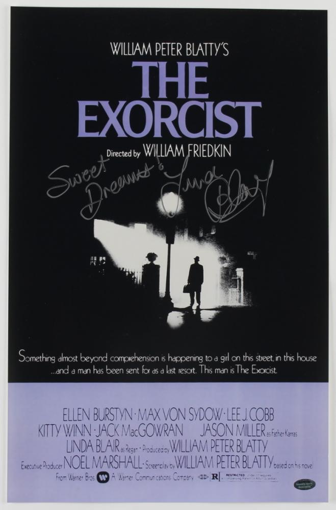 Linda Blair Signed "The Exorcist" 11x17 Photo Inscribed (1 of 1)