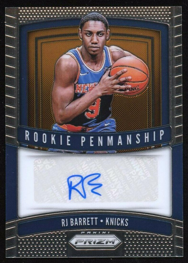 2019-20 Panini Prizm RJ Barrett Rookie Penmanship (1 of 2)