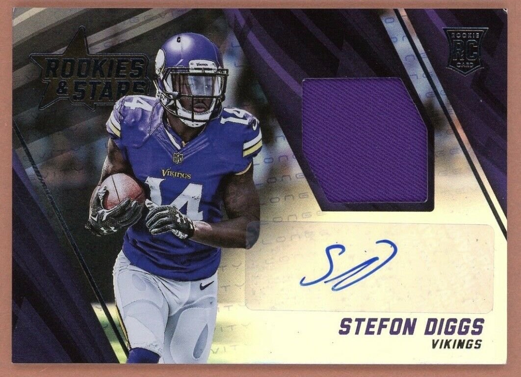 Stefon Diggs 2015 Panini Rookies And Stars Rookie AUTO (1 of 2)
